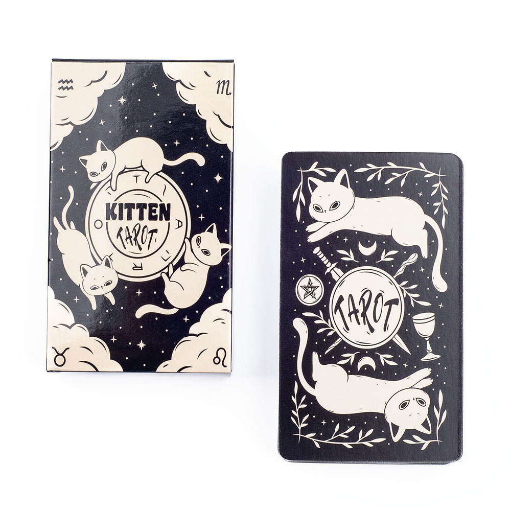 Kitten Tarot Deck 78Pcs Cute B - Tarot Cards Deck With Guidebook recension och pris