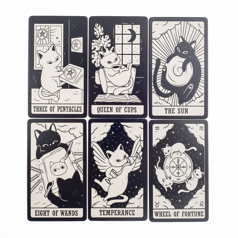 Kitten Tarot Deck 78Pcs Cute B - Tarot Cards Deck With Guidebook recension och pris