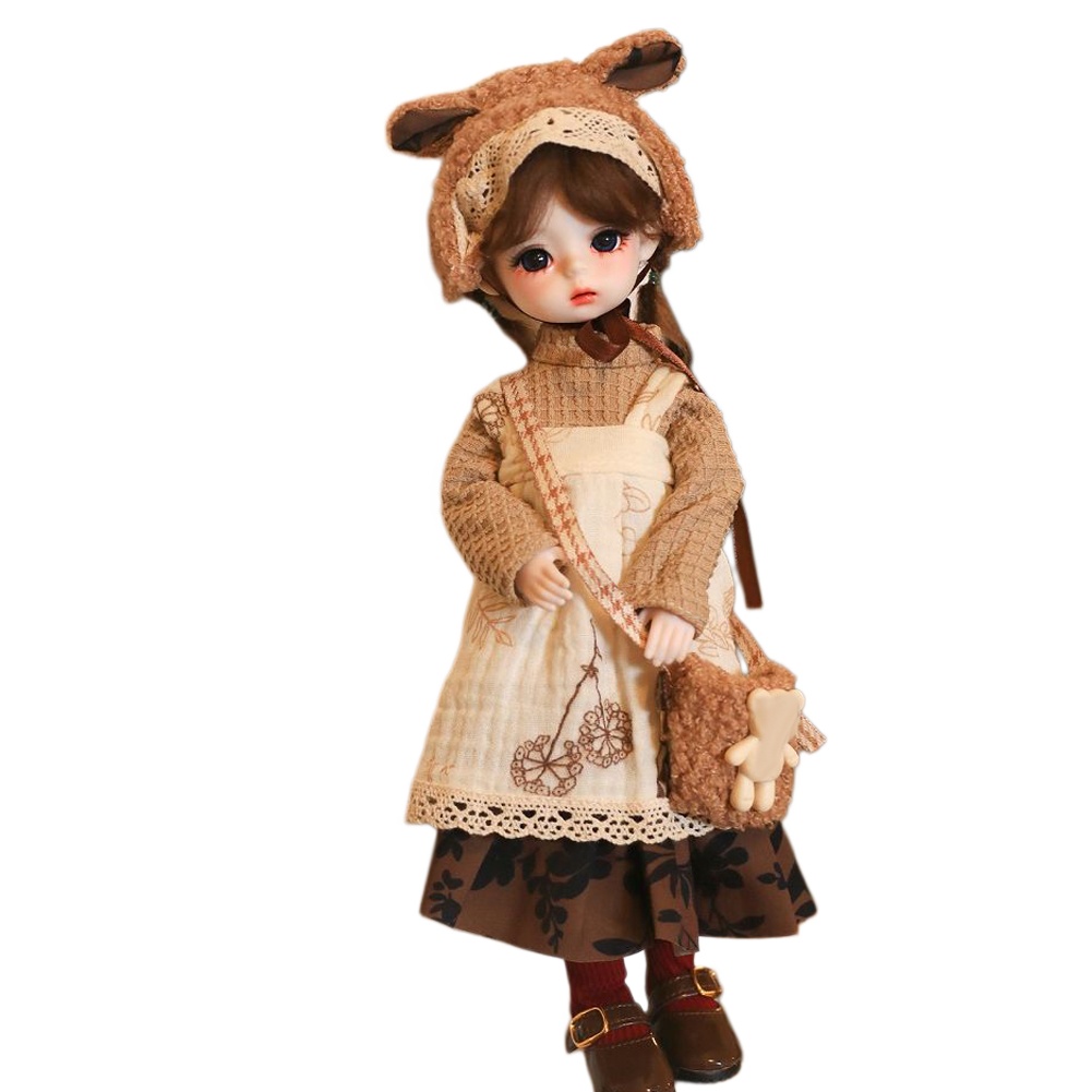 YUTOTUE 11 inch Height Girl Do - Bjd Doll 1 6 Full Set With Clothes recension och pris