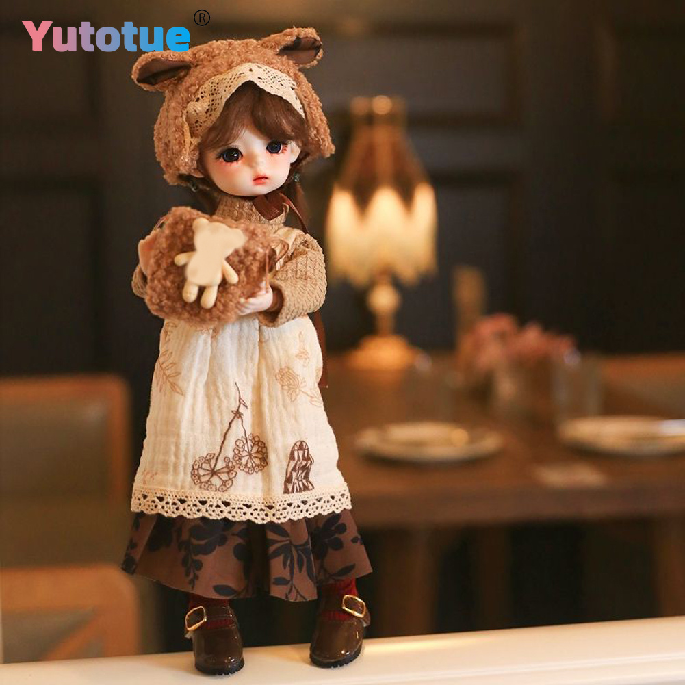 YUTOTUE 11 inch Height Girl Do - Bjd Doll 1 6 Full Set With Clothes recension och pris