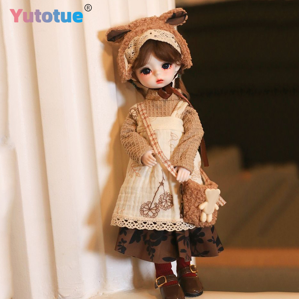 YUTOTUE 11 inch Height Girl Do - Bjd Doll 1 6 Full Set With Clothes recension och pris