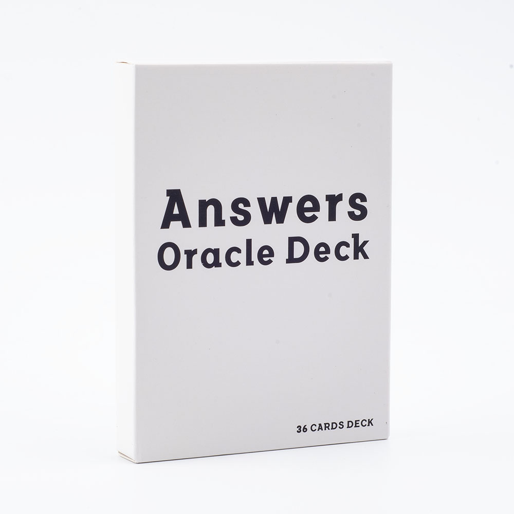 Answers Oracle Deck 36 Cards M - Tarot Cards Deck With Guidebook recension och pris