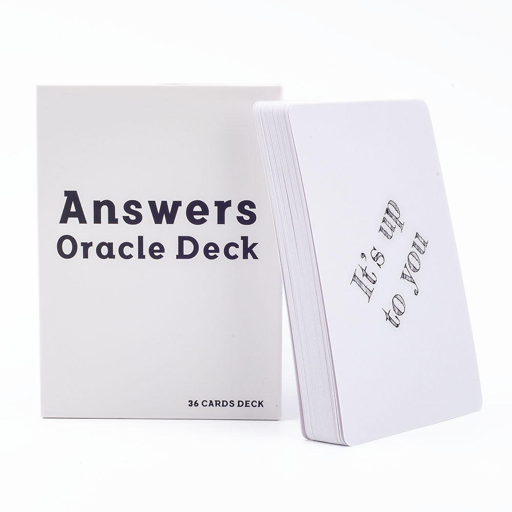 Answers Oracle Deck 36 Cards M - Tarot Cards Deck With Guidebook recension och pris