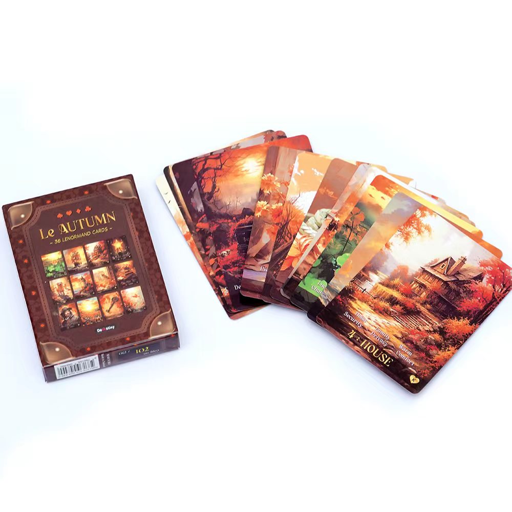 Lenormand Tarot Deck Le Autumn - Tarot Cards Deck With Guidebook recension och pris
