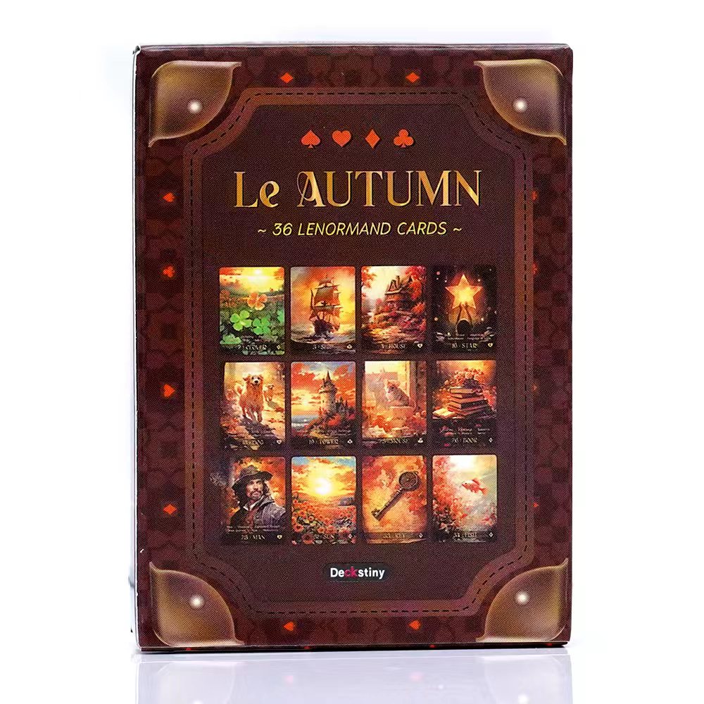Lenormand Tarot Deck Le Autumn - Tarot Cards Deck With Guidebook recension och pris