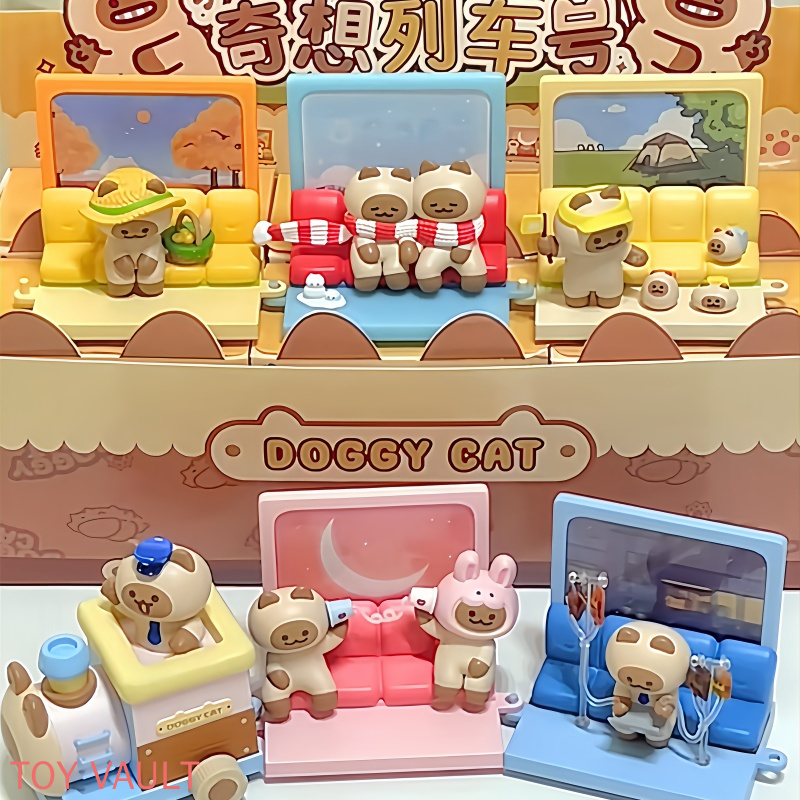 Genuine Kkv Doggy Cat Fantasy  - Anime Action Figure Blind Box recension och pris