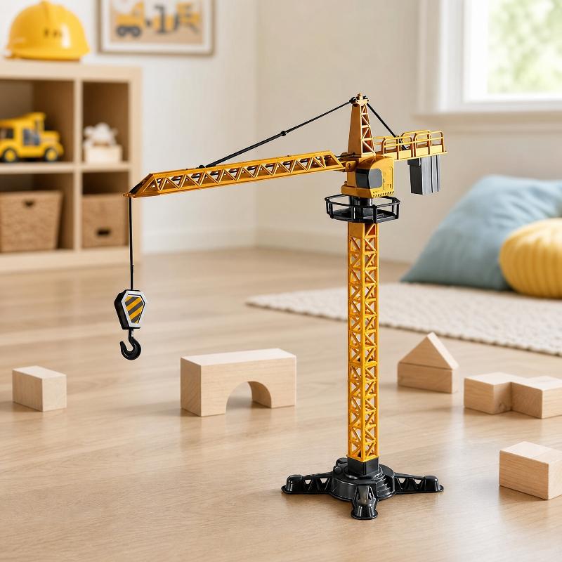 Tower Crane Toy Simulated Cons - Educational Toys recension och pris