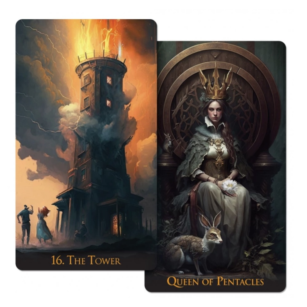 12*7cm Weird World Tarot 78 Ca - Tarot Cards Deck With Guidebook recension och pris