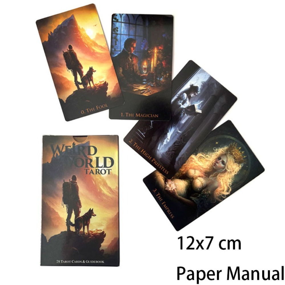 12*7cm Weird World Tarot 78 Ca - Tarot Cards Deck With Guidebook recension och pris