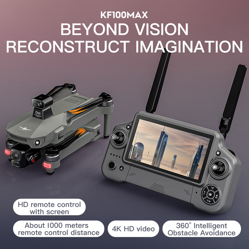 KF100 MAX GPS Drone 4K Camera  - Fpv Brushless Rc Drone 4K recension och pris