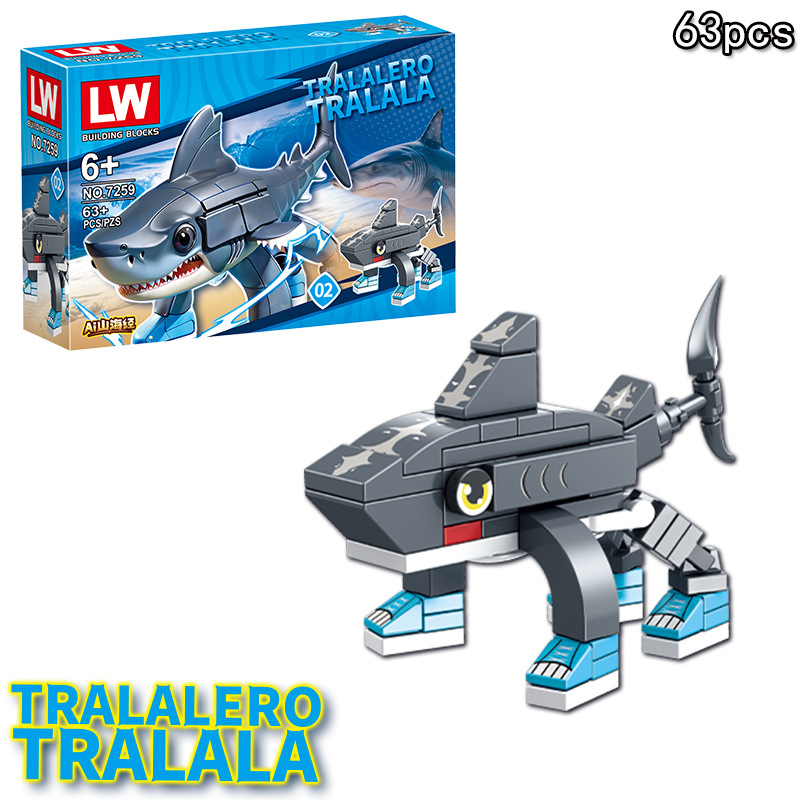 Anime Italian Brainrot Tralale - Anime Action Figure Blind Box recension och pris