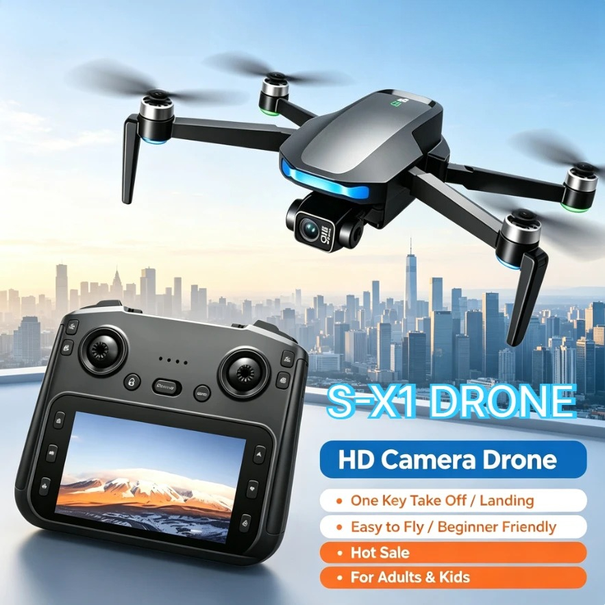Original S-X1 GPS Drone 8K HD  - Fpv Brushless Rc Drone 4K recension och pris