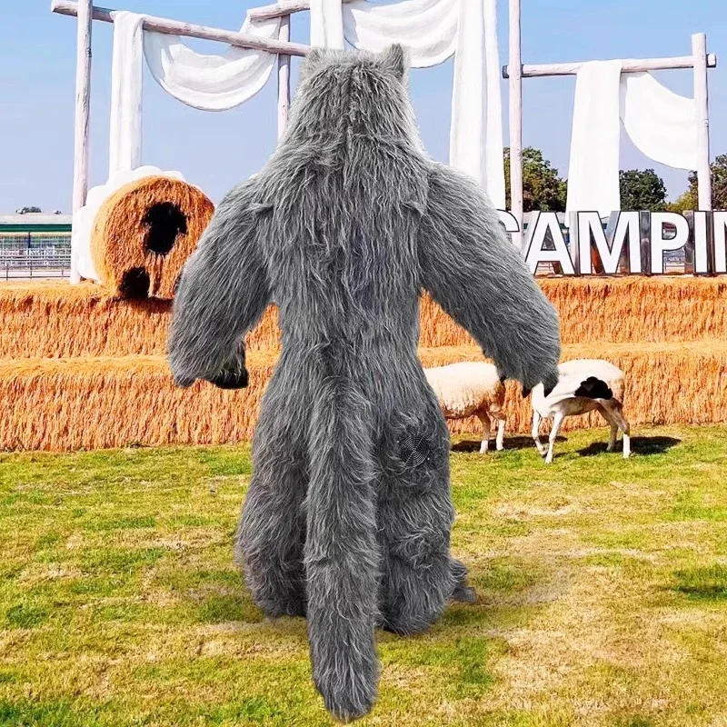 Giant Inflatable Grey Wolf Mas - Dolls recension och pris