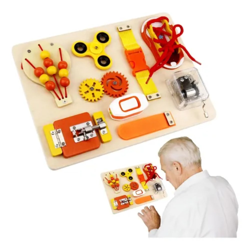 Montessori Wooden Busy Board T - Montessori Wooden Busy Board Toddler recension och pris