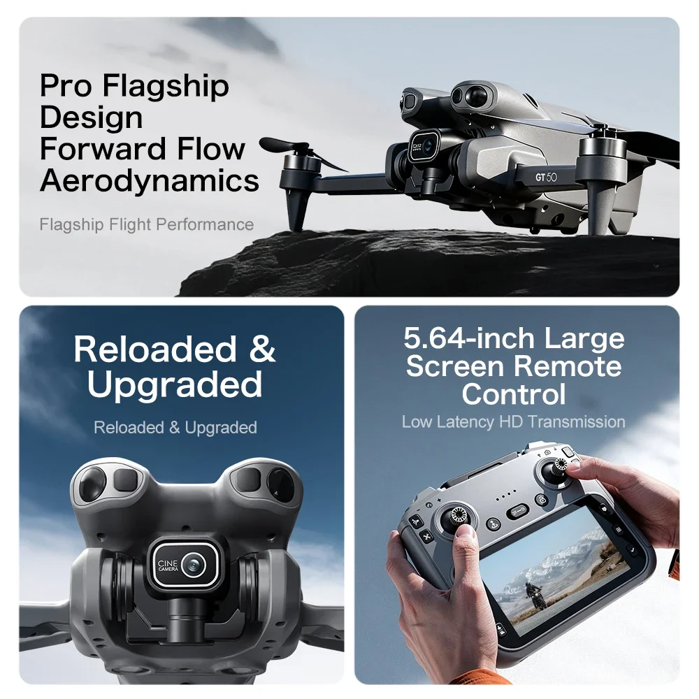 GT50 4K/6K/8K FPV Drone with D - Fpv Brushless Rc Drone 4K recension och pris