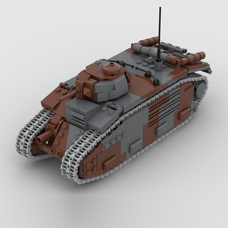 B1 Bis Military Tanks Model MO - Lego Compatible Military Tank recension och pris