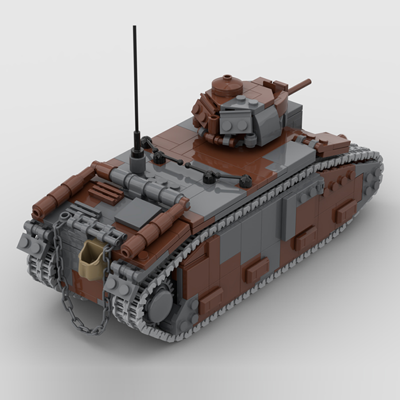 B1 Bis Military Tanks Model MO - Lego Compatible Military Tank recension och pris