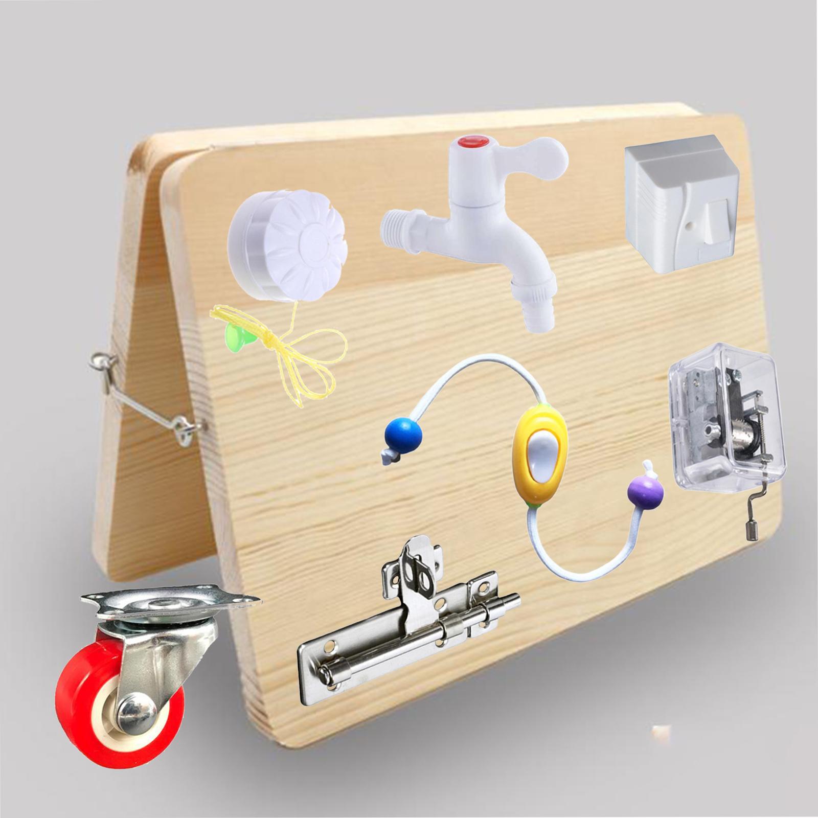 Montessori Sensory Busy Board  - Montessori Wooden Busy Board Toddler recension och pris